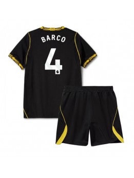 Chelsea Valentin Barco #4 Auswärts Trikotsatz für Kinder 2026-27 Kurzarm (+ Kurze Hosen)